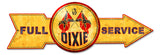 Full Service Dixie Metal Sign