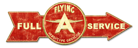 Full-Service-Flying-A-Metal-Sign