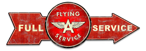 Full-Service-Flying-A-Metal-Sign