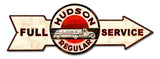 Full Service Hudson Regular Metal Sign