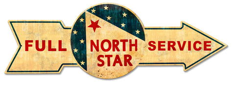 Full-Service-North-Star-Metal-Sign