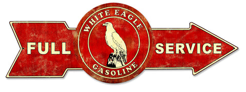Full-Service-White-Eagle-Gasoline-Metal-Sign