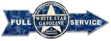 Full-Service-White-Star-Gasoline-Metal-Sign