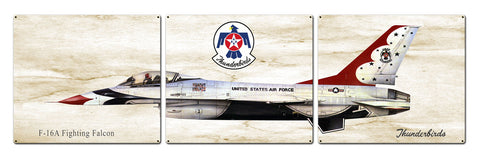 F 16 Fighting Falcon Metal Sign