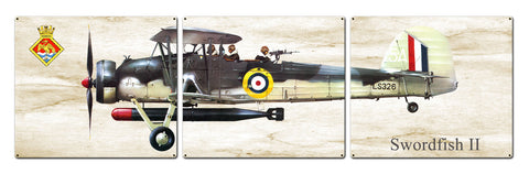 Swordfish Metal Sign