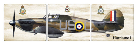 Hurricane I Metal Sign