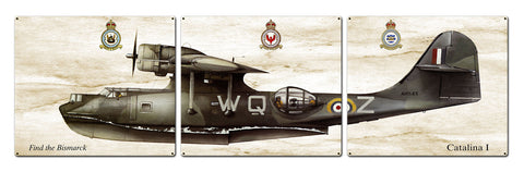 Catalina-I-Metal-Sign