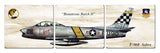 F-86F Sabre Metal Sign