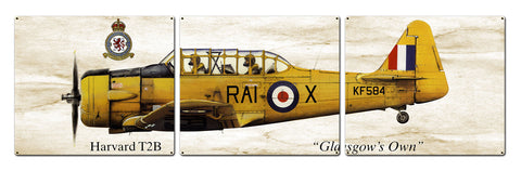 Harvard T2B Metal Sign