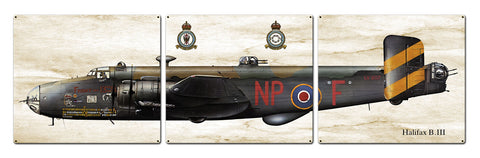 Halifax B.III Metal Sign