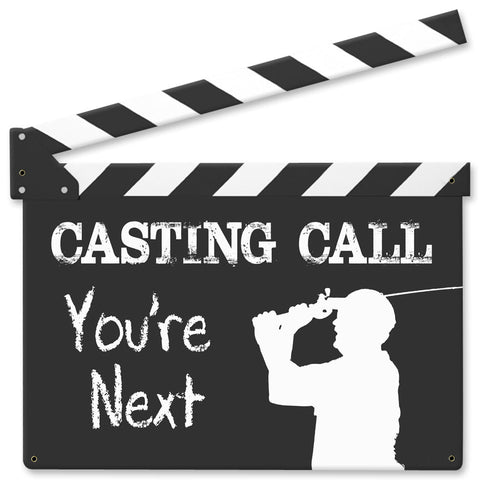 Casting Call Vintage Sign Metal Sign