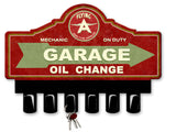 Green Flying A Gasoline Key Hanger Vintage Sign Metal Sign