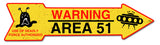Area 51 Arrow Vintage Sign Metal Sign