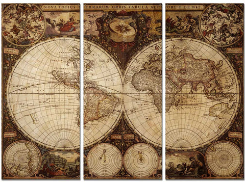 Globe Vintage Sign Metal Sign