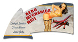 Aero Mechanics Mate Arrow Vintage Sign Metal Sign