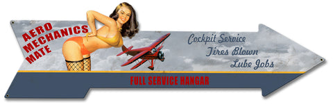 Aero-Mechanics-Arrow-Vintage-Sign-Metal-Sign