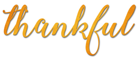 Thankful Vintage Sign Metal Sign