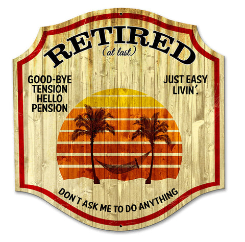 Retired Vintage Sign Metal Sign