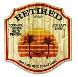 Retired Vintage Sign Metal Sign