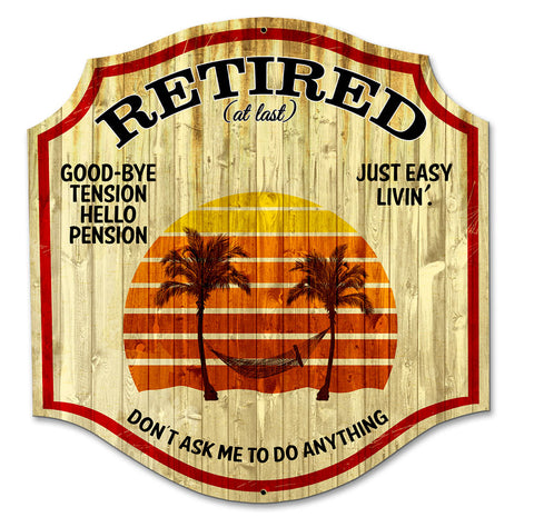 Retired Vintage Sign Metal Sign