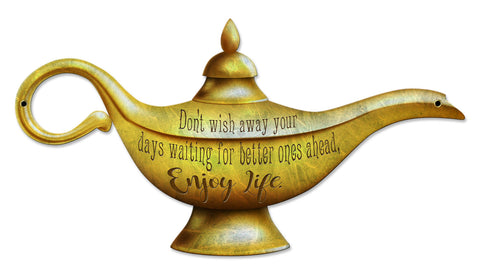 Don't Wish Away Your Days Vintage Sign Metal Sign