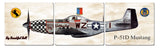 P-51 Mustang Metal Sign
