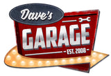 Garage  Vintage Sign - Personalized Metal Sign