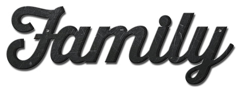 Family Vintage Sign Metal Sign