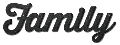 Family Vintage Sign Metal Sign