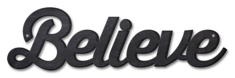 Believe Vintage Sign Metal Sign