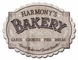 Bakery  Vintage Sign - Personalized Metal Sign