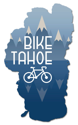 Bike Tahoe Vintage Sign - Personalized Metal Sign