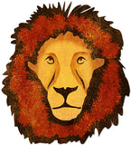 3-D Lion Vintage Sign Metal Sign