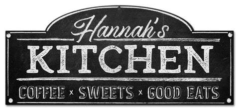 Kitchen--Vintage-Sign---Personalized-Metal-Sign