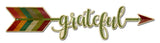 Grateful Arrow Vintage Sign Metal Sign
