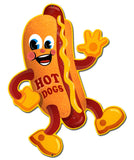 Hot Dog Man Vintage Sign Metal Sign