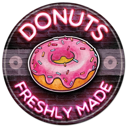 Donuts-Made-Fresh-3-D-Vintage-Sign-Metal-Sign