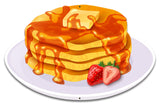 Pancakes With Syrup Vintage Sign Metal Sign