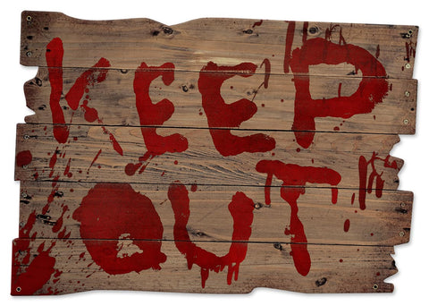 Keep-Out-Scary-Vintage-Sign-Metal-Sign