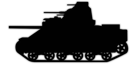 M3-Lee-Tank-Silhouette-Metal-Sign