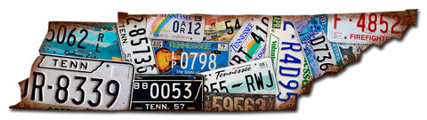 Tennessee License Plates Metal Sign