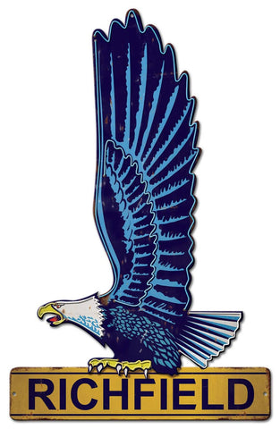 Rusty Richfield Sign Metal Sign