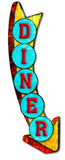 Diner Arrow 3-D Metal Sign