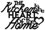Kitchen Heart of The Home Metal Sign