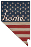 AMERICAN FLAG HOME NEVADA Metal Sign