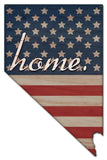 American Flag Home Nevada Small Metal Sign