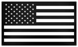 American Flag Silhouette Metal Sign