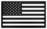American Flag Silhouette Metal Sign
