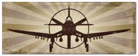 Planes Corsair Metal Sign