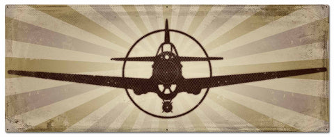 Planes-P-40-Warhawk-Metal-Sign